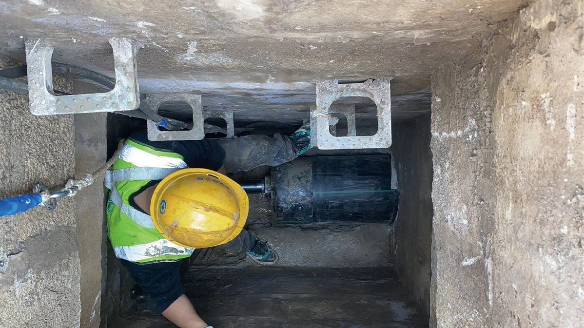 君山HDPE短管内衬法